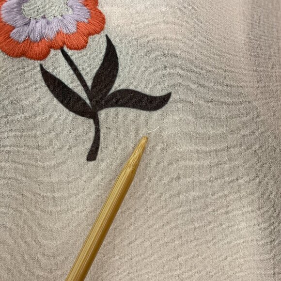 Anthropologie Vineet Bahl Garden Collage Maxi Dress Size 6 Brown Motif Embroider - Picture 15 of 16